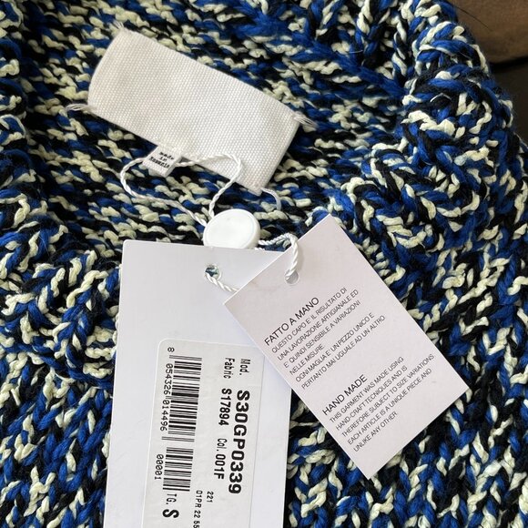 Maison Margiela: Handmade Wool Mouline Knit Stitch Embroidered Sweater SS22 - Picture 9 of 16